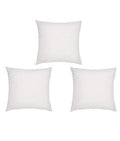 THE HOME STYLE Cotton Vaccum White Cushion Fillers (Set of 3)