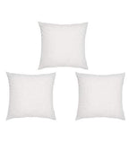THE HOME STYLE Cotton Vaccum White Cushion Fillers (Set of 3)