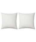 THE HOME STYLE Cotton Vaccum White Cushion Fillers (Set of 2)