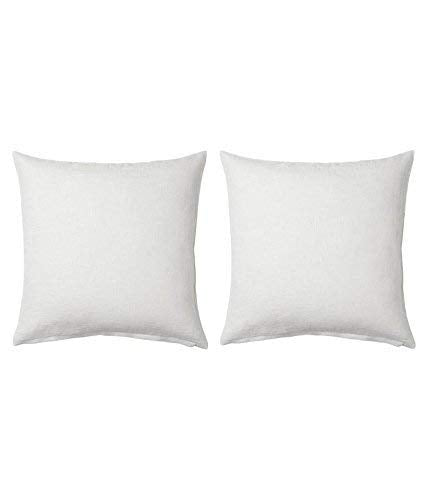 THE HOME STYLE Cotton Vaccum White Cushion Fillers (Set of 2)