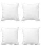 THE HOME STYLE Cotton Vaccum White Cushion Fillers (Set of 4)