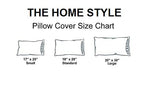 THE HOME STYLE Super Soft Glace Cotton Standard Size Printed Pillow Covers ll Pillow Cases ll Set of 2 Piece- 18" x 28" Inches (Ash Grey)
