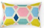 THE HOME STYLE Super Soft Glace Cotton 300 TC King Size Printed Pillow Covers Ll Pillow Cases Ll Set Of 2 Piece- 18"X 28" Inches (Pastel Palette), Multicolor