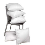 THE HOME STYLE Cotton Vaccum White Cushion Fillers (Set of 5)