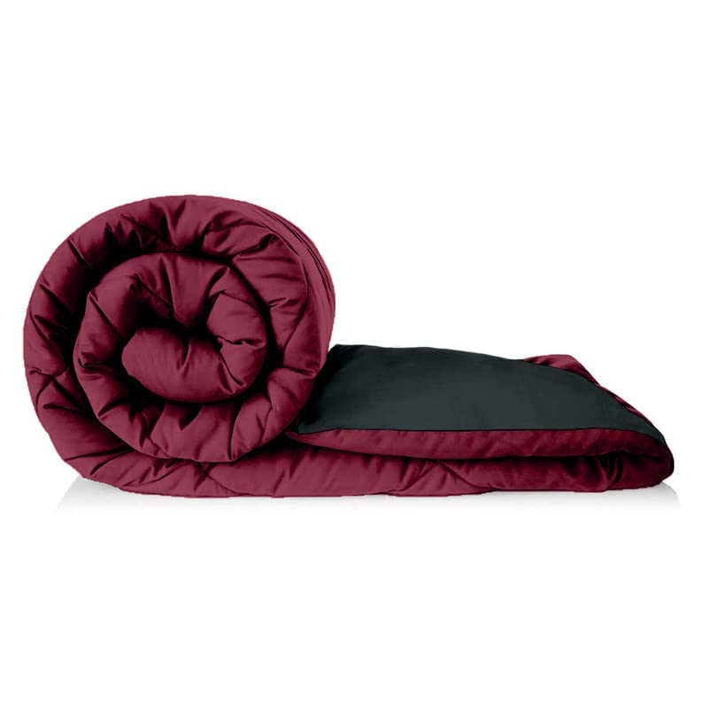THE HOME STYLE Super Soft Glace Cotton King Size AC Comforter/Blanket/Duvet for Double Bed (Design 14)