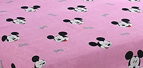 THE HOME STYLE Single Bed Cotton Feel Glace Cotton Printed 2 Single Bed Kids Bedsheets (Combo Pack of 2 Single Bedsheet with 2 Pillow Cover, Especially for Kids Room)