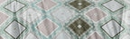 THE HOME STYLE Supersoft Cotton Feel Glace Cotton King Size Printed Flat Double Bedsheet wih 2 Pillow Cover II 300 TC, 90"x100" Inch (King, Cyan Green)