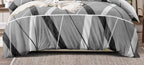 THE HOME STYLE Super Soft Microfiber 6D Flat King Size Double Bed Bedsheet (90x100 Inches) with 2 Pillow Cover (18x28 Inches) (Coin Grey)