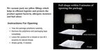 THE HOME STYLE Cotton Vaccum White Cushion Fillers (Set of 3)