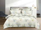 THE HOME STYLE XXL Microfiber Soft Cotton Super King Size Bedsheet for Double Bed, King Size 108 Inches X 108 Inches with 2 Large Size Pillow Covers Without Joint
