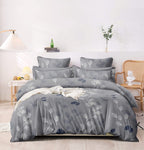THE HOME STYLE XXL Microfiber Soft Cotton Super King Size Bedsheet for Double Bed, King Size 108 Inches X 108 Inches with 2 Large Size Pillow Covers Without Joint