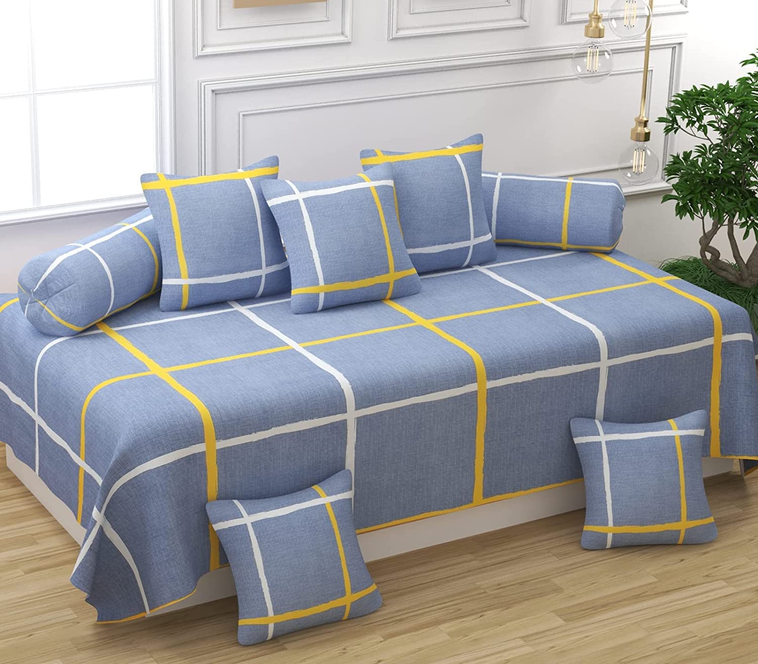 THE HOME STYLE Super Soft Glace Cotton Standard King Size Printed Pillow Covers ll Pillow Cases ll Set of 2 Piece- 18" x 28" Inches