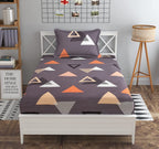 THE HOME STYLE XXL Microfiber Soft Cotton Super King Size Bedsheet for Double Bed, King Size 108 Inches X 108 Inches with 2 Large Size Pillow Covers Without Joint