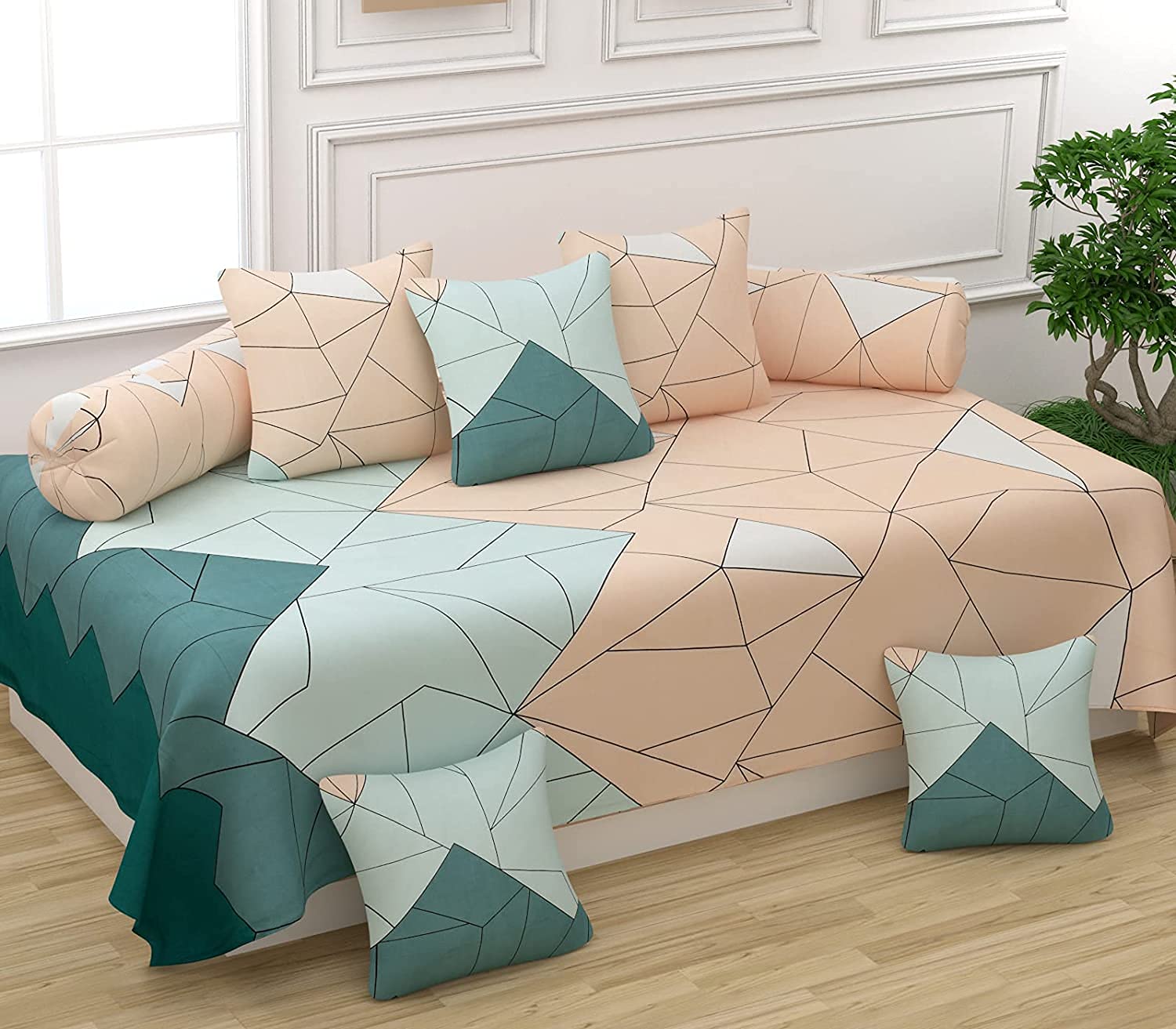THE HOME STYLE Super Soft Glace Cotton Standard King Size Printed Pillow Covers ll Pillow Cases ll Set of 2 Piece- 18" x 28" Inches