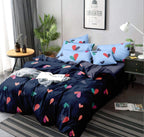 THE HOME STYLE 200TC Soft Glace Cotton King Size Duvet Cover II Razai Cover II Quilt Cover II Dohar for Double Bed with Zipper 90x100 inch