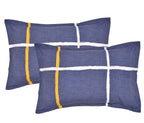 THE HOME STYLE Super Soft Glace Cotton Standard King Size Printed Pillow Covers ll Pillow Cases ll Set of 2 Piece- 18" x 28" Inches