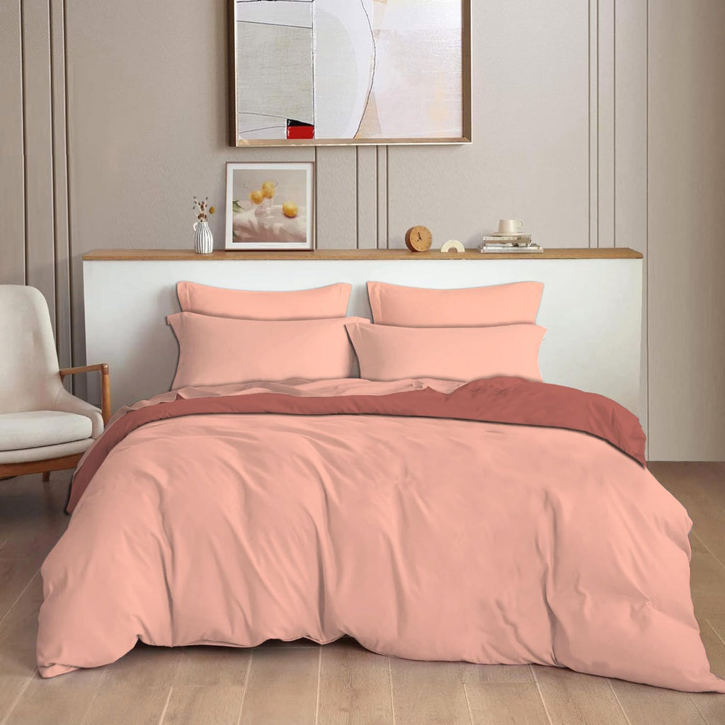 THE HOME STYLE 200TC Soft Glace Cotton King Size Duvet Cover II Razai Cover II Quilt Cover II Dohar for Double Bed with Zipper 90x100 inch