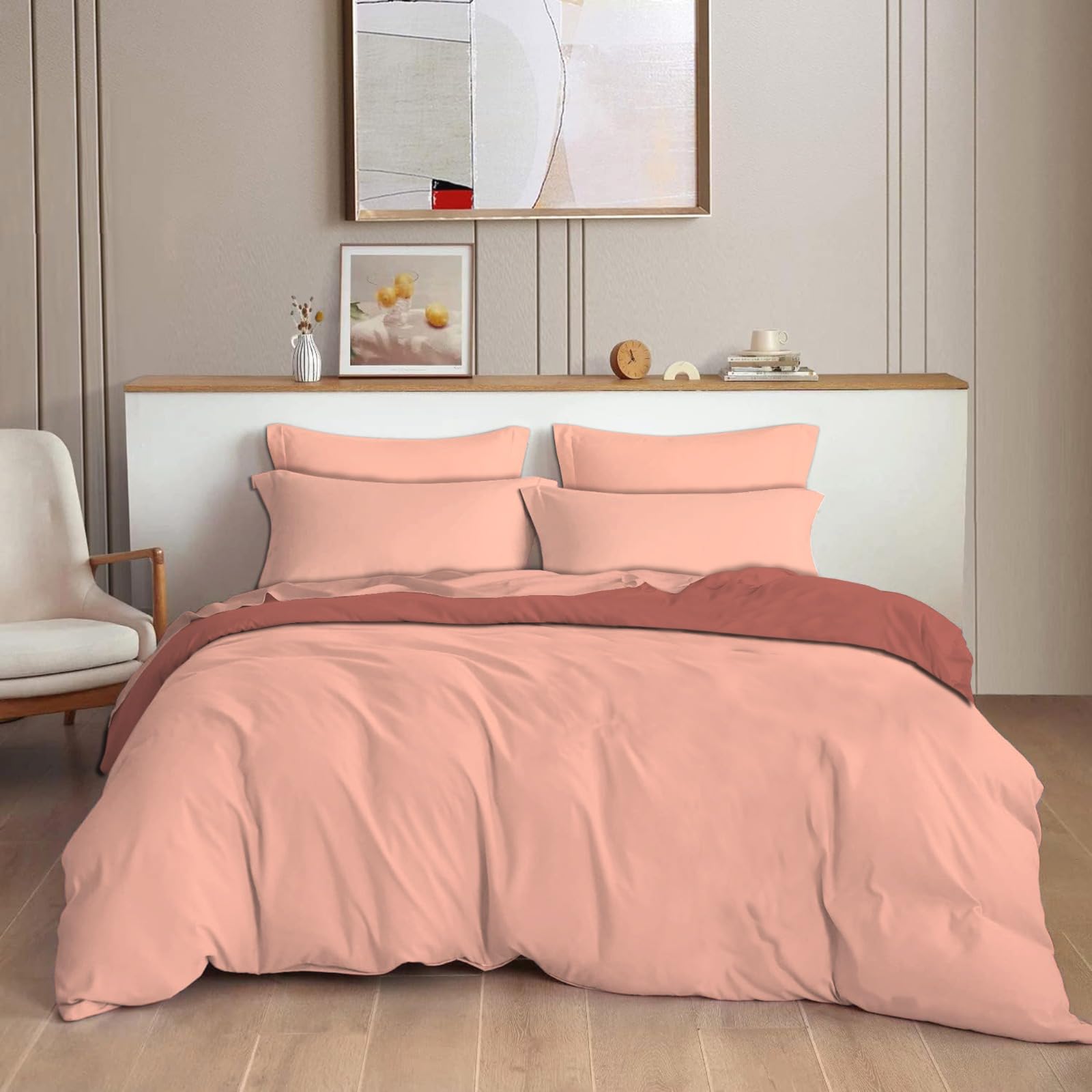 THE HOME STYLE 200TC Soft Glace Cotton King Size Duvet Cover II Razai Cover II Quilt Cover II Dohar for Double Bed with Zipper 90x100 inch