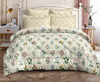 THE HOME STYLE 200TC Soft Glace Cotton King Size Duvet Cover II Razai Cover II Quilt Cover II Dohar for Double Bed with Zipper 90x100 inch