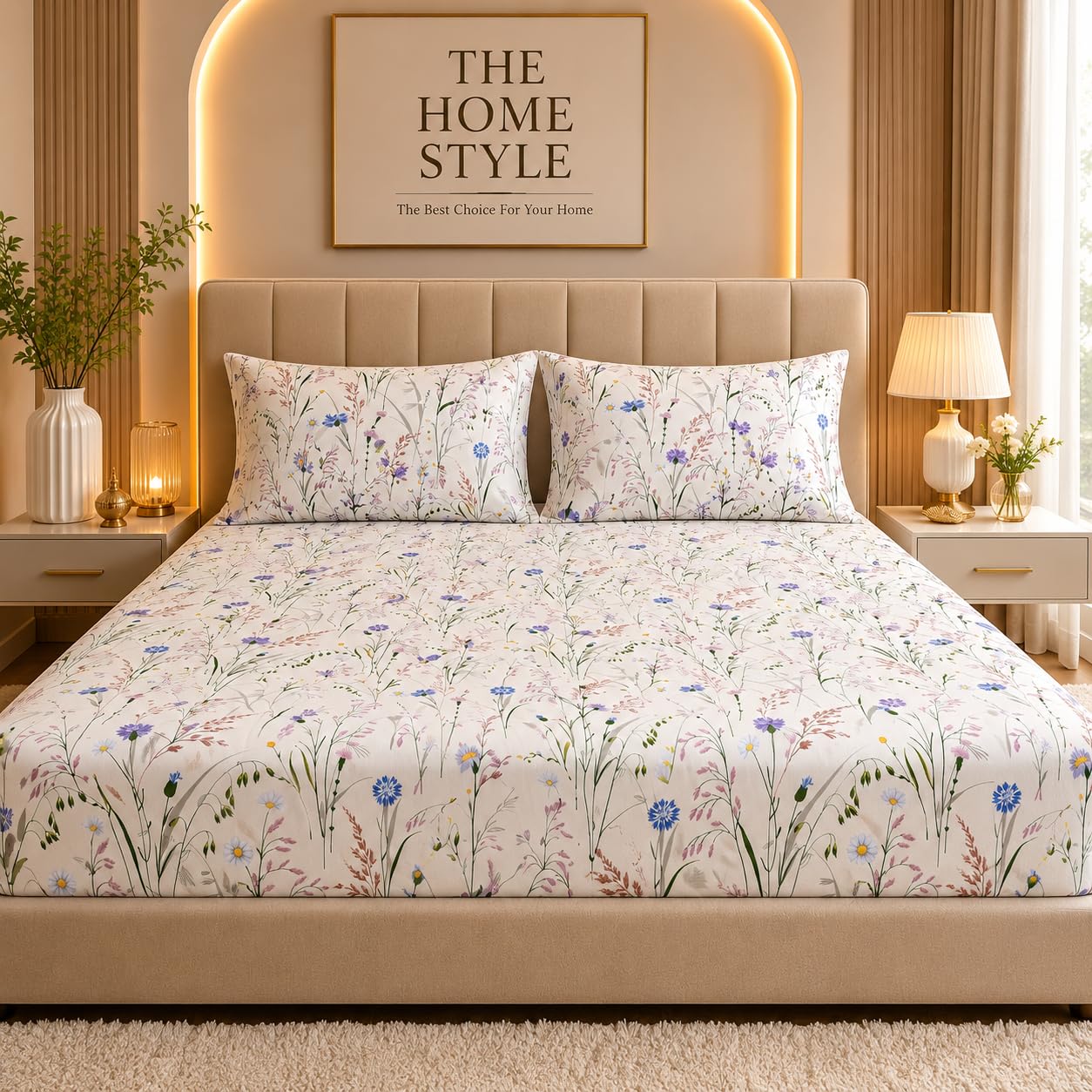 THE HOME STYLE Fitted BEDSHEETS