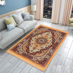 THE HOME STYLE Superfine Classic Anti Skid Persian Style Pure Velvet Carpet | 5 Feet x 7 Feet | for Bedroom l Hall l Living Room