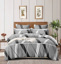 THE HOME STYLE Super Soft Microfiber 6D Flat King Size Double Bed Bedsheet (90x100 Inches) with 2 Pillow Cover (18x28 Inches) (Coin Grey)