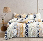 THE HOME STYLE XXL Microfiber Soft Cotton Super King Size Bedsheet for Double Bed, King Size 108 Inches X 108 Inches with 2 Large Size Pillow Covers Without Joint