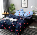 THE HOME STYLE Printed Polycotton bedsheet Double Bed with 2 Pillow Cover (Pattern 14-26)