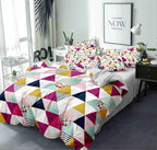 THE HOME STYLE 200TC Soft Glace Cotton King Size Duvet Cover II Razai Cover II Quilt Cover II Dohar for Double Bed with Zipper 90x100 inch