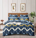 THE HOME STYLE 200TC Soft Glace Cotton King Size Duvet Cover II Razai Cover II Quilt Cover II Dohar for Double Bed with Zipper 90x100 inch