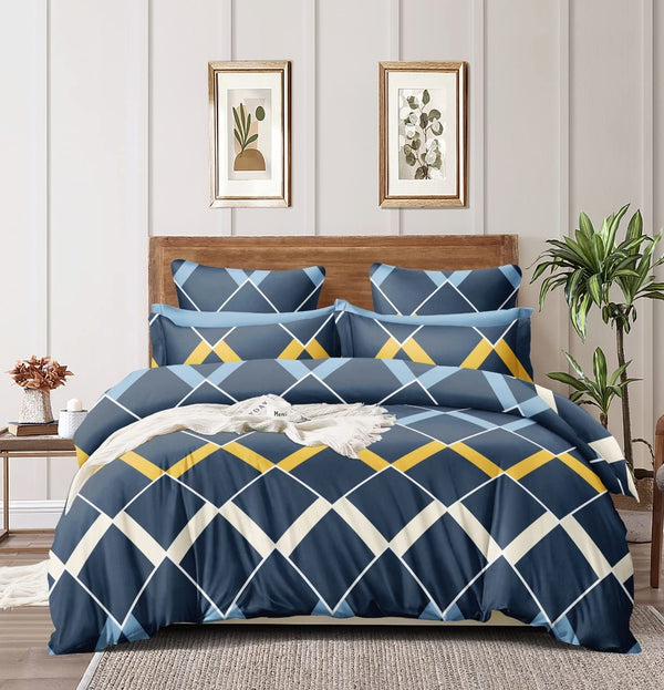 THE HOME STYLE Super Soft Glace Cotton King Size AC Comforter/Blanket/Duvet for Double Bed (Design 4)