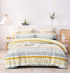 THE HOME STYLE XXL Microfiber Soft Cotton Super King Size Bedsheet for Double Bed, King Size 108 Inches X 108 Inches with 2 Large Size Pillow Covers Without Joint