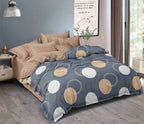 THE HOME STYLE 350TC Super Soft Glace Cotton AC Comforter King Size Double Bed for All Weather/Seasons (Slate Grey, Only Comforter), faderesistant