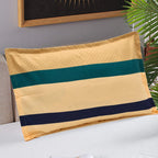 THE HOME STYLE Super Soft Glace Cotton Standard Size Printed Pillow Covers ll Pillow Cases ll Set of 4 Piece- 18" x 28" Inches (Butterscotch)