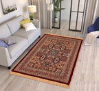 THE HOME STYLE Superfine Classic Anti Skid Persian Style Pure Velvet Carpet | 5 Feet x 7 Feet | for Bedroom l Hall l Living Room