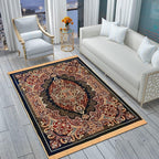 THE HOME STYLE Superfine Classic Anti Skid Persian Style Pure Velvet Carpet | 5 Feet x 7 Feet | for Bedroom l Hall l Living Room