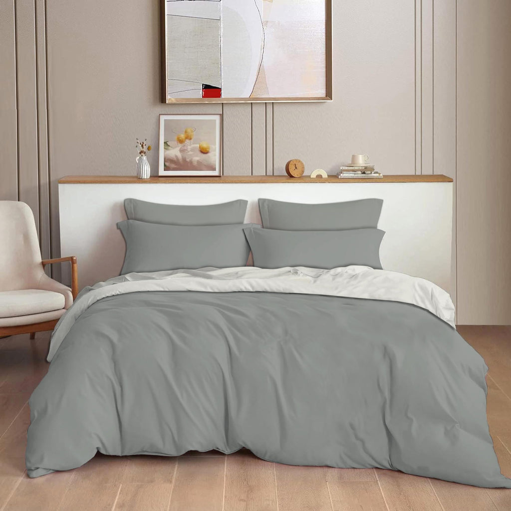 THE HOME STYLE 200TC Soft Glace Cotton King Size Duvet Cover II Razai Cover II Quilt Cover II Dohar for Double Bed with Zipper 90x100 inch