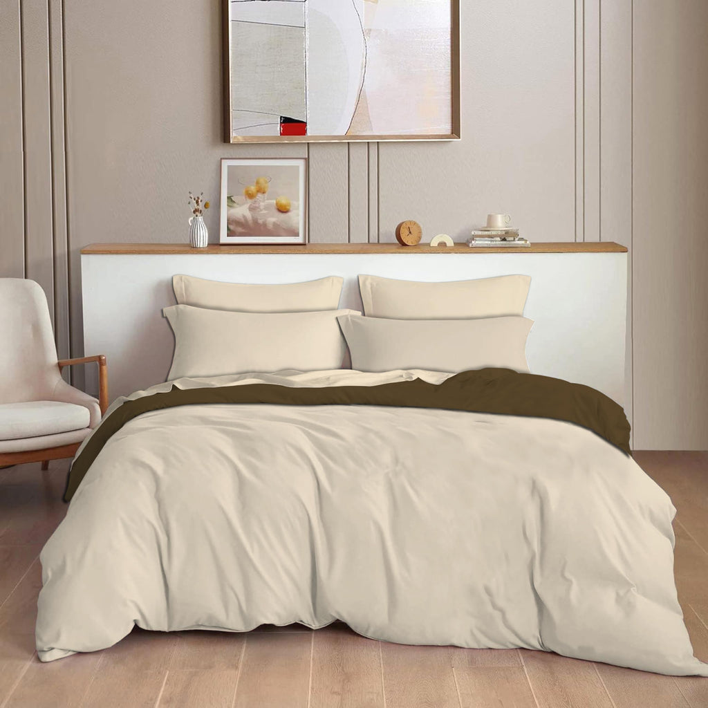 THE HOME STYLE 200TC Soft Glace Cotton King Size Duvet Cover II Razai Cover II Quilt Cover II Dohar for Double Bed with Zipper 90x100 inch