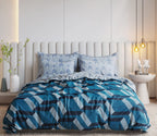 THE HOME STYLE Super Soft Glace Cotton King Size Double Bed AC Comforter ll Blanket ll Duvet for All Seasons/Weathers II 300 TC, (Pack of 1, Venice Blue) (Only Comforter)