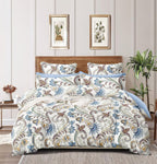 THE HOME STYLE 200TC Soft Glace Cotton King Size Duvet Cover II Razai Cover II Quilt Cover II Dohar for Double Bed with Zipper 90x100 inch