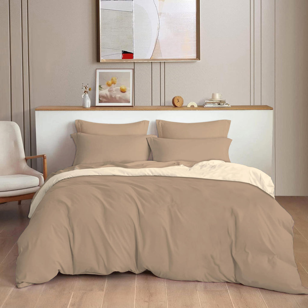 THE HOME STYLE 200TC Soft Glace Cotton King Size Duvet Cover II Razai Cover II Quilt Cover II Dohar for Double Bed with Zipper 90x100 inch